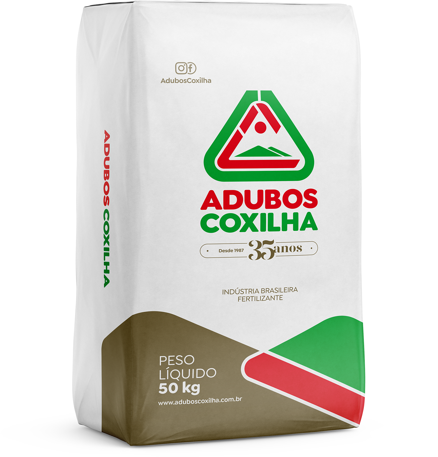 Saco de fertilizante NPK Adubos Coxilha linha Convencional 50 kg