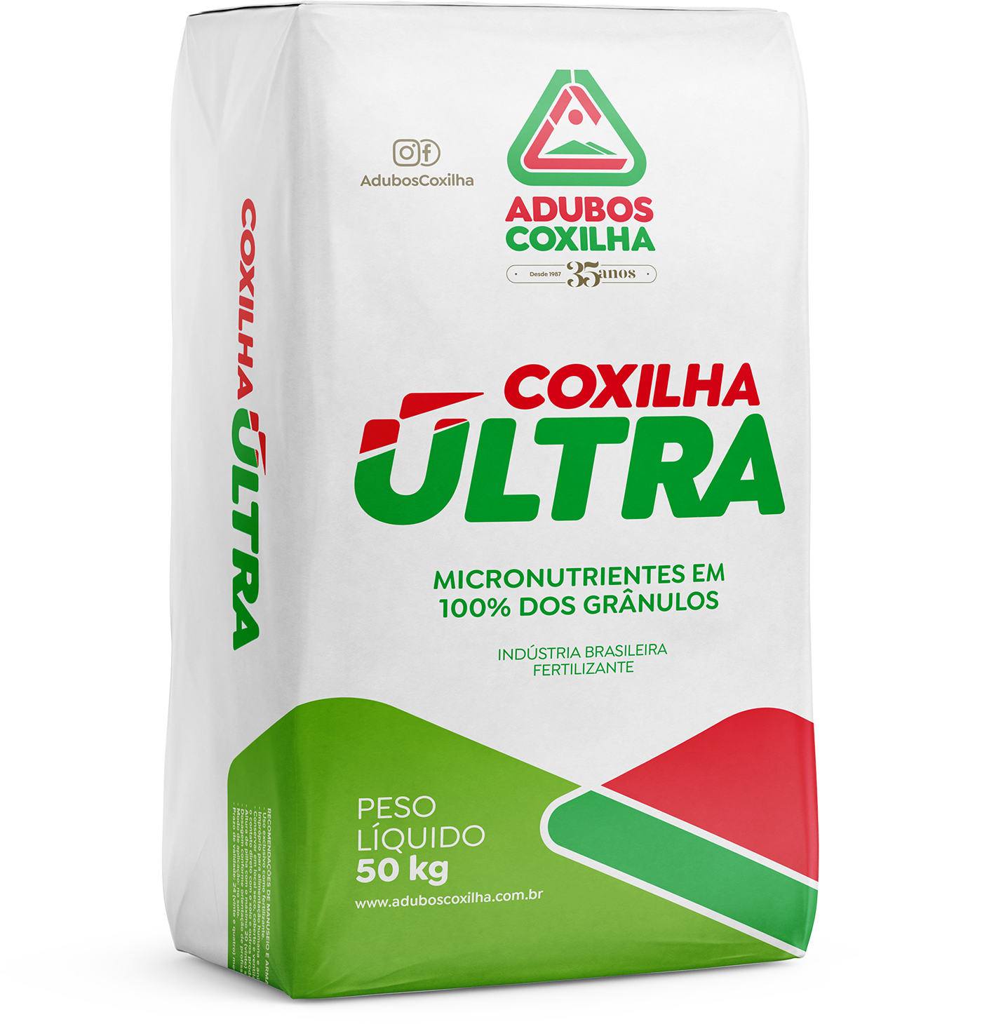 Saco de fertilizante Coxilha Ultra 50kg - Adubos Coxilha